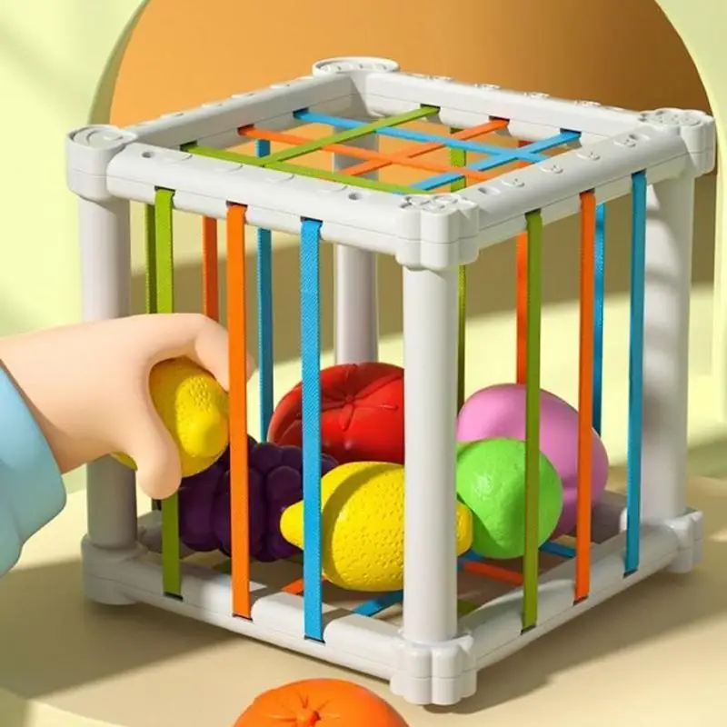Сортировщик в форме малыша портативная сенсорная корзина сортировщика Игрушки