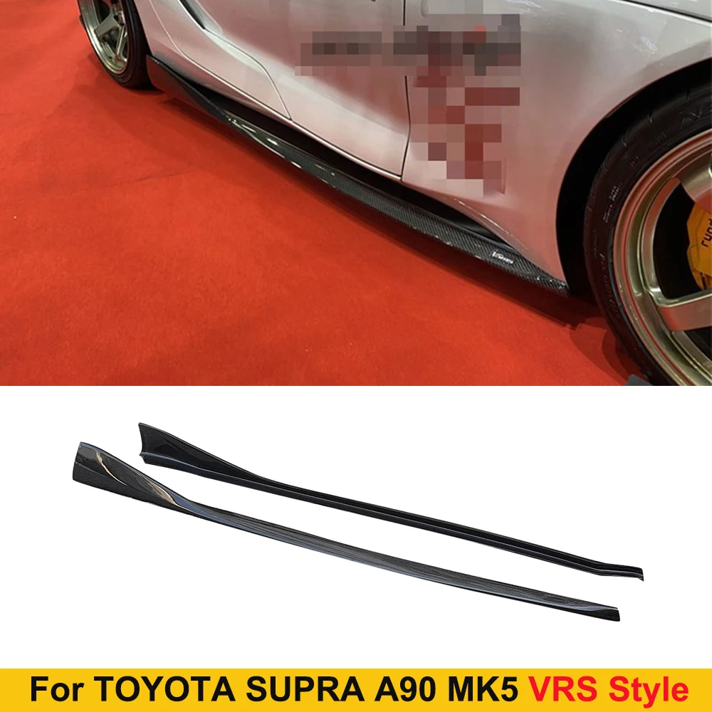 Боковые удлинители для TOYOTA SUPRA A90 MK5 из углеродного волокна VRS с автонастройкой 2021