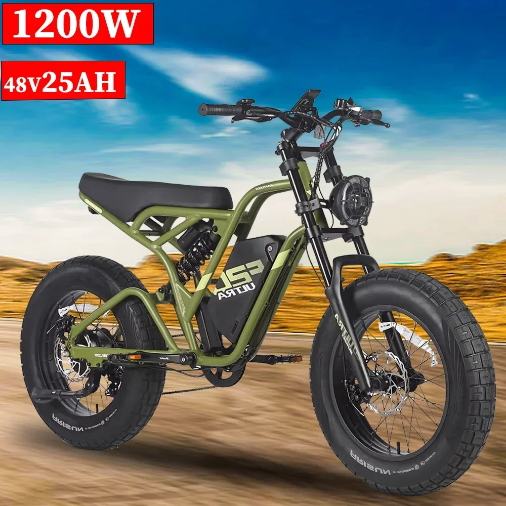 Fafrees F20 Ultra E-Bike Herren 20 Zoll Mit Akku 52 В 25 Ач/1500 Втч E Fat bike Ebike Унисекс городской горный