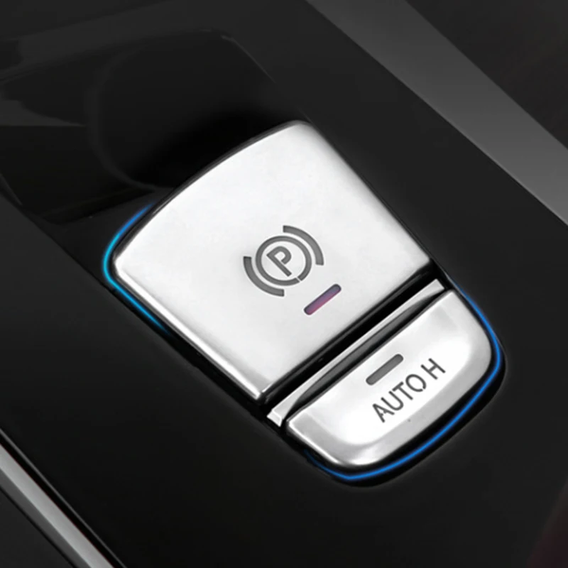 Для BMW G30 внутренняя отделка автомобиля кнопка стояночного тормоза декоративная
