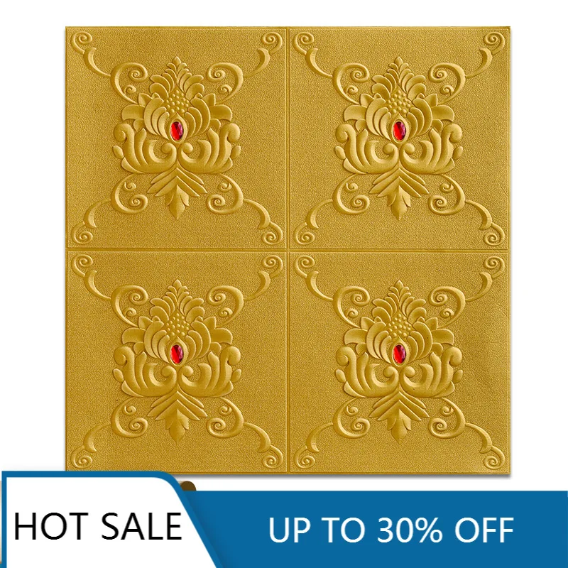 

10 шт. 3D наклейки на обои, европейская роскошная Дамасская водостойкая самоклеящаяся наклейка на стену для кухни, спальни, телевизора