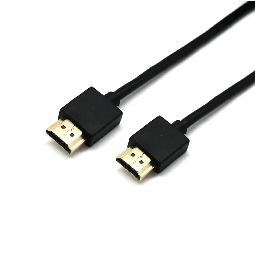 Черный Ультратонкий Hdmi-совместимый кабель для Bluray DVD PS3 HD TV XBOX LCD PC 1080P - купить по