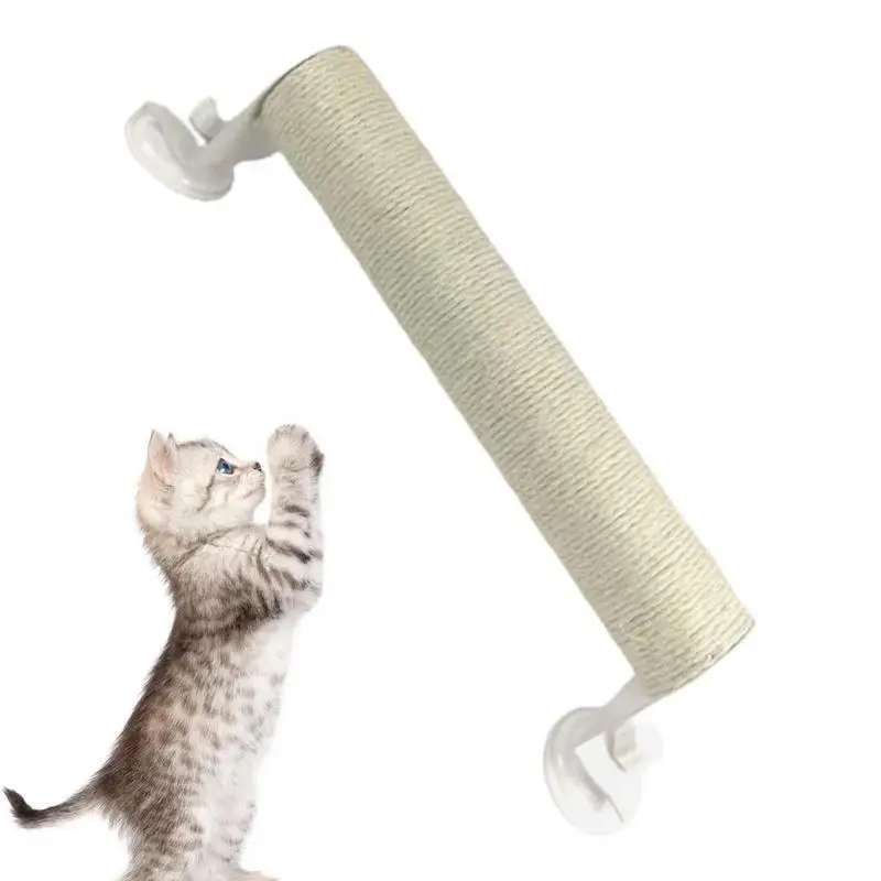 

Cat Climbing Pole Sisal Cat House Scratcher Kitten Accessories Interactive Track Toy Protect Your Furniture And Exercise Cats