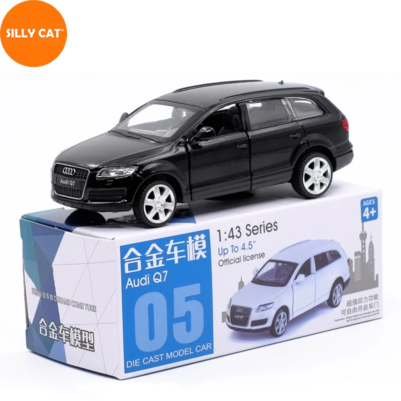 

Металлическая Модель автомобиля 1:43 для AUDI Q7 SUV 4LB 2006-2015, модель автомобиля, игрушечные автомобили, коллекция автомобилей для мальчиков, игруш...