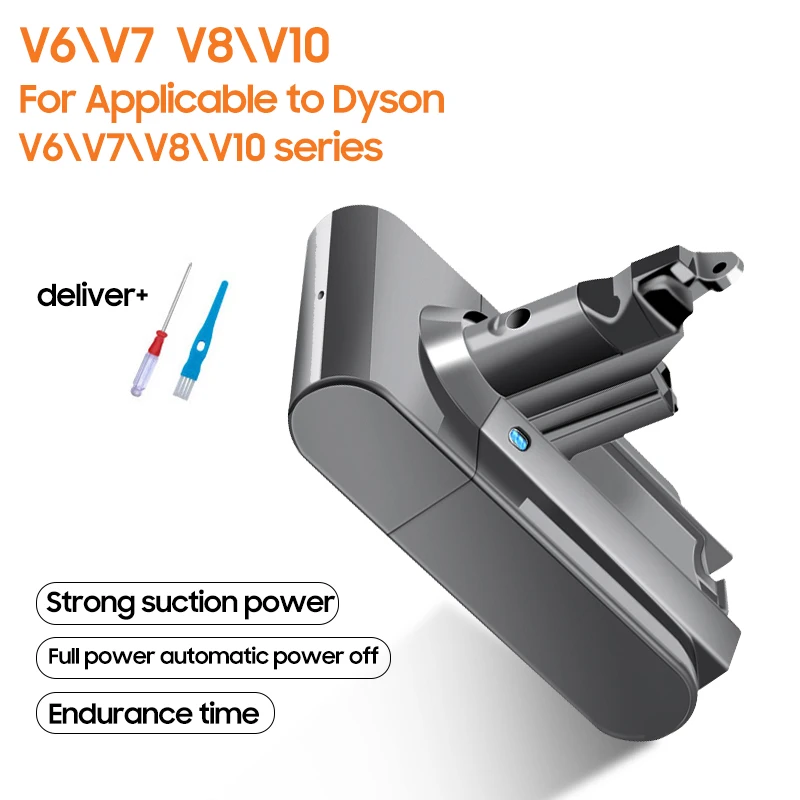 Сменная батарея для пылесоса Dyson V6 V7 V8 V10 SV11 SV12 SV09 SV10 DC62 V6 Absolute V10 пушистый V8 Animal + V7 триггер