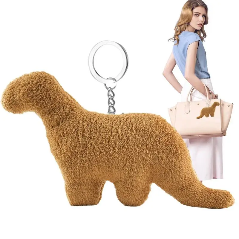 

Брелок для ключей с динозавром, мягкий детский игровой набор в виде цыплят, динозавра, аксессуары для чулок