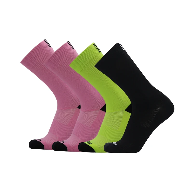 Outdoor Road Cycling Socks New Stripes Sports Compression Bicycles, Racing Socks Men and Women Running Socks Calcetines Ciclismo