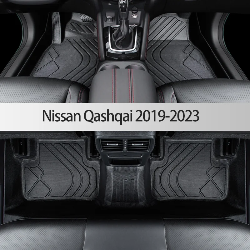 

Автомобильные коврики из ТПЭ под заказ для Nissan Qashqai 2019 2020 2021 2022 2023, водонепроницаемые автомобильные аксессуары, интерьерный коврик