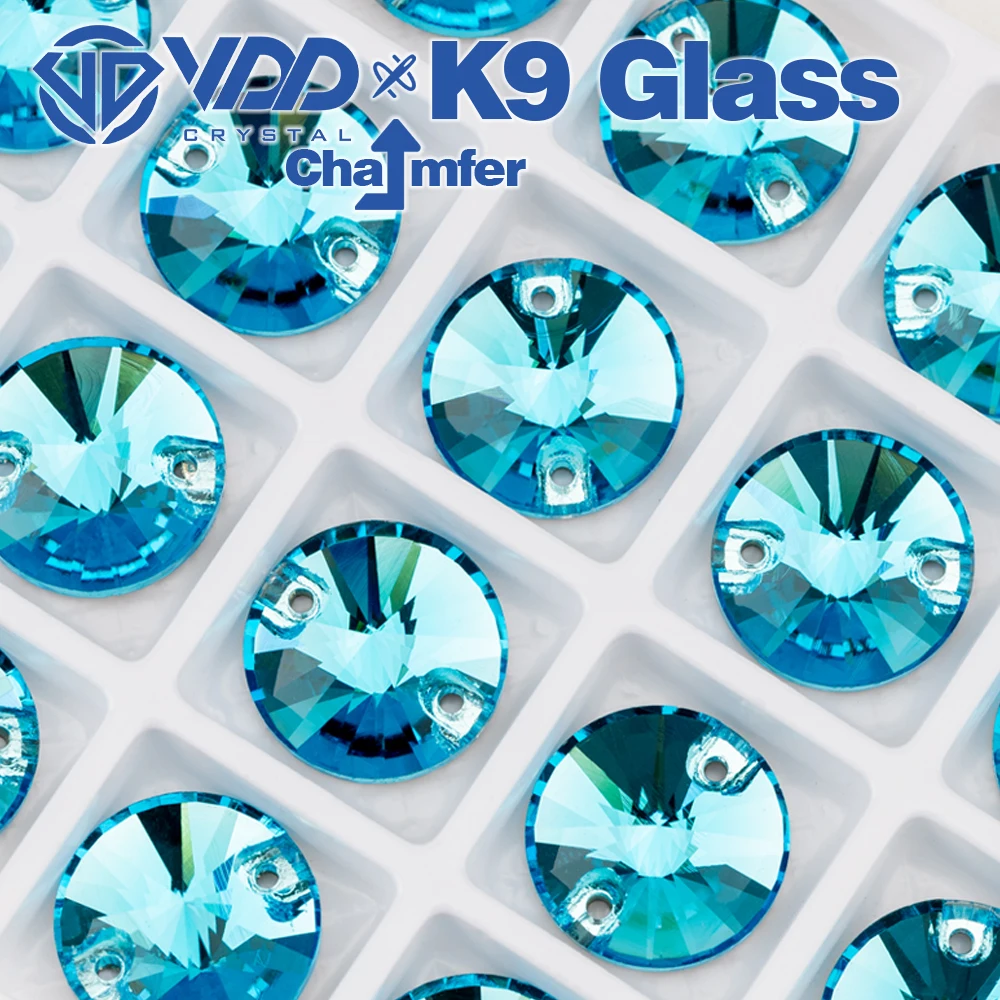 Декоративные стеклянные стразы в ассортименте