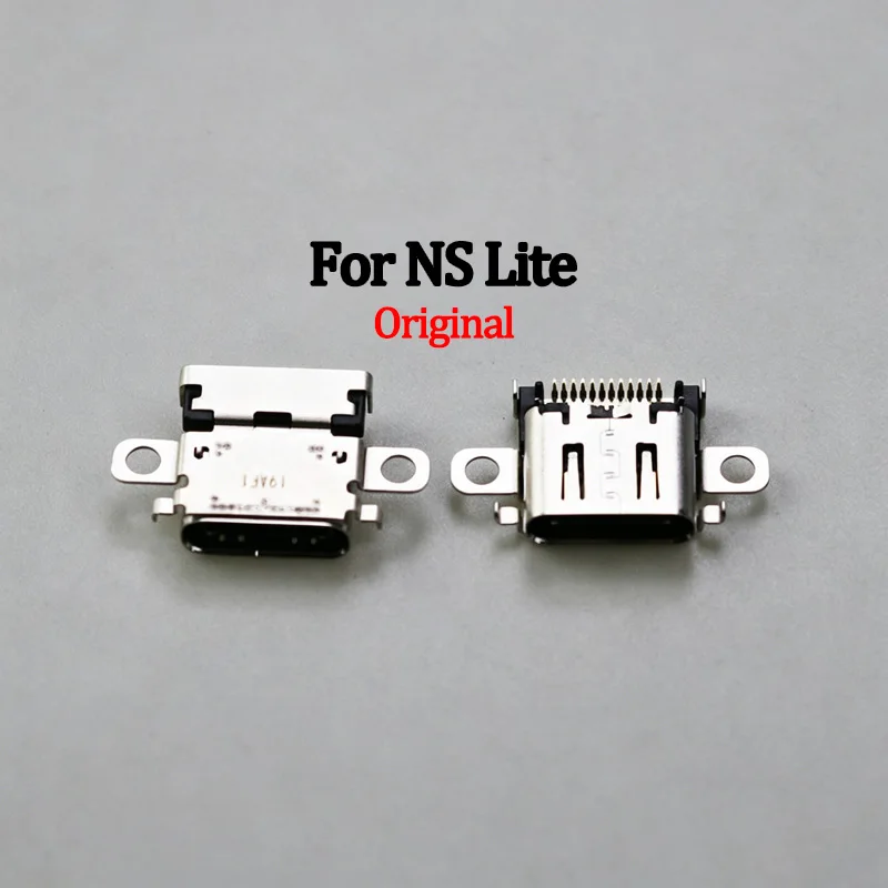 Фото Оригинальный USB-порт для зарядки (1 шт.) для консолей Switch Lite/OLED/Pro/NS/Switch 2, разъем питания Type-C, гнездо для зарядки. №5