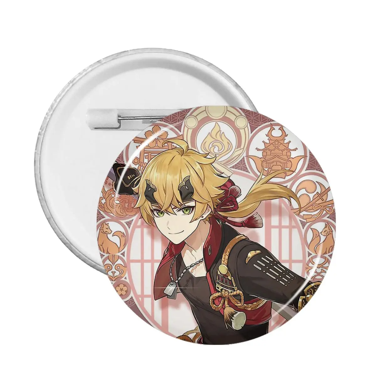 

Thoma Pin Badge Genshin Impact Adventure Game Decoration Pins For Lovers Badges Brooches For Bag
