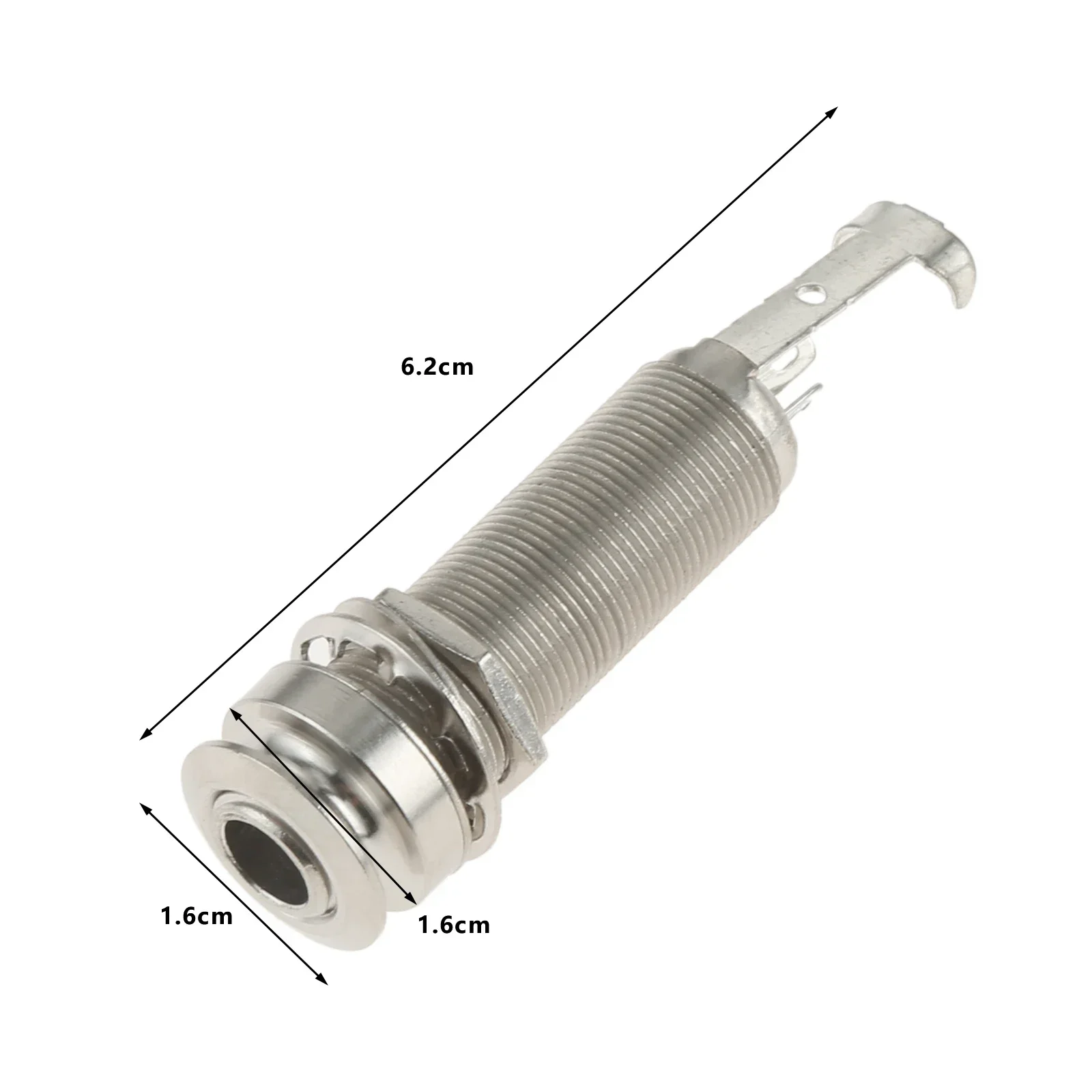 Латунный разъем для электрогитары розетки звукоснимателя гитары 3-контактный
