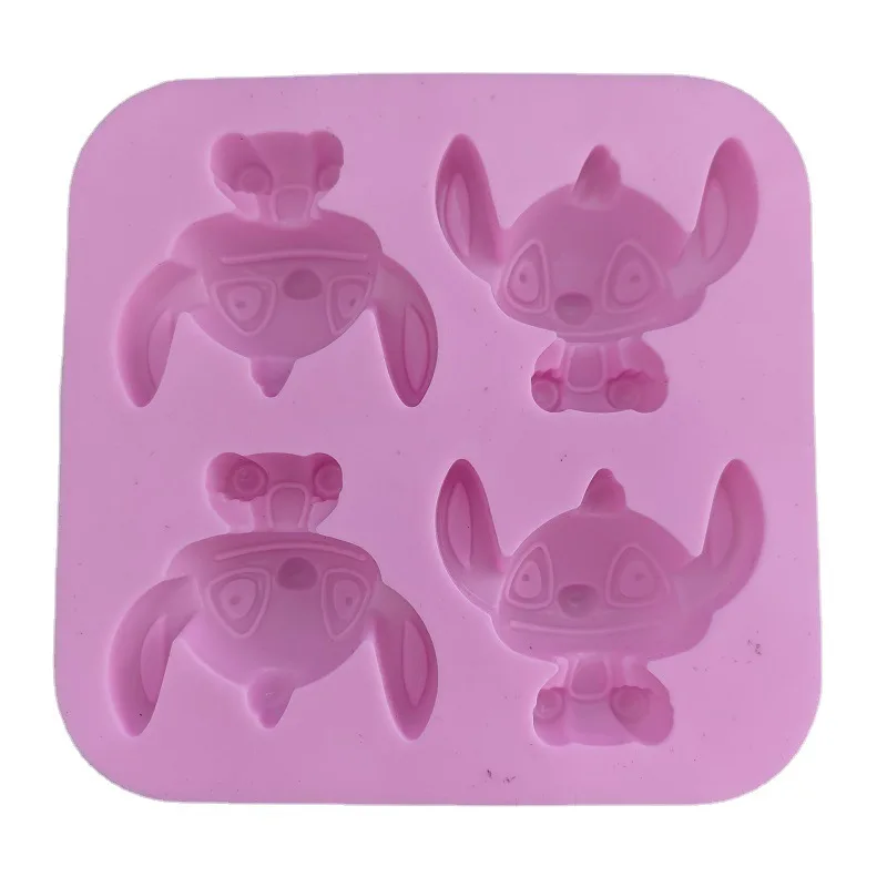 Игрушка-Стич диснеевские аниме силиконовая форма для выпечки &quotСтич&quot 3D ручная