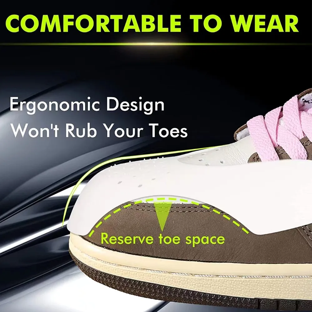 Anti Crease Shoe Protector for Women Men Sneakers Toe Caps Anti-wrinkle Support Shoe Stretcher Extender Sports Shoes Protection