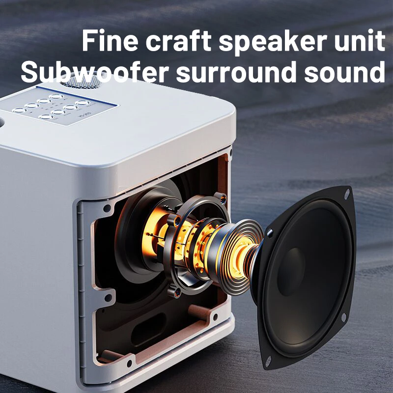 Портативный профессиональный двойной микрофон для караоке 100 Вт