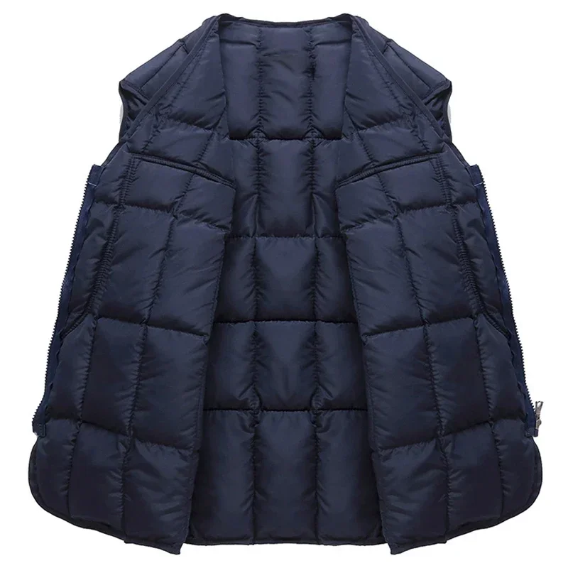 Мужской зимний хлопковый пуховой жилет-сафари с 10 карманами американская