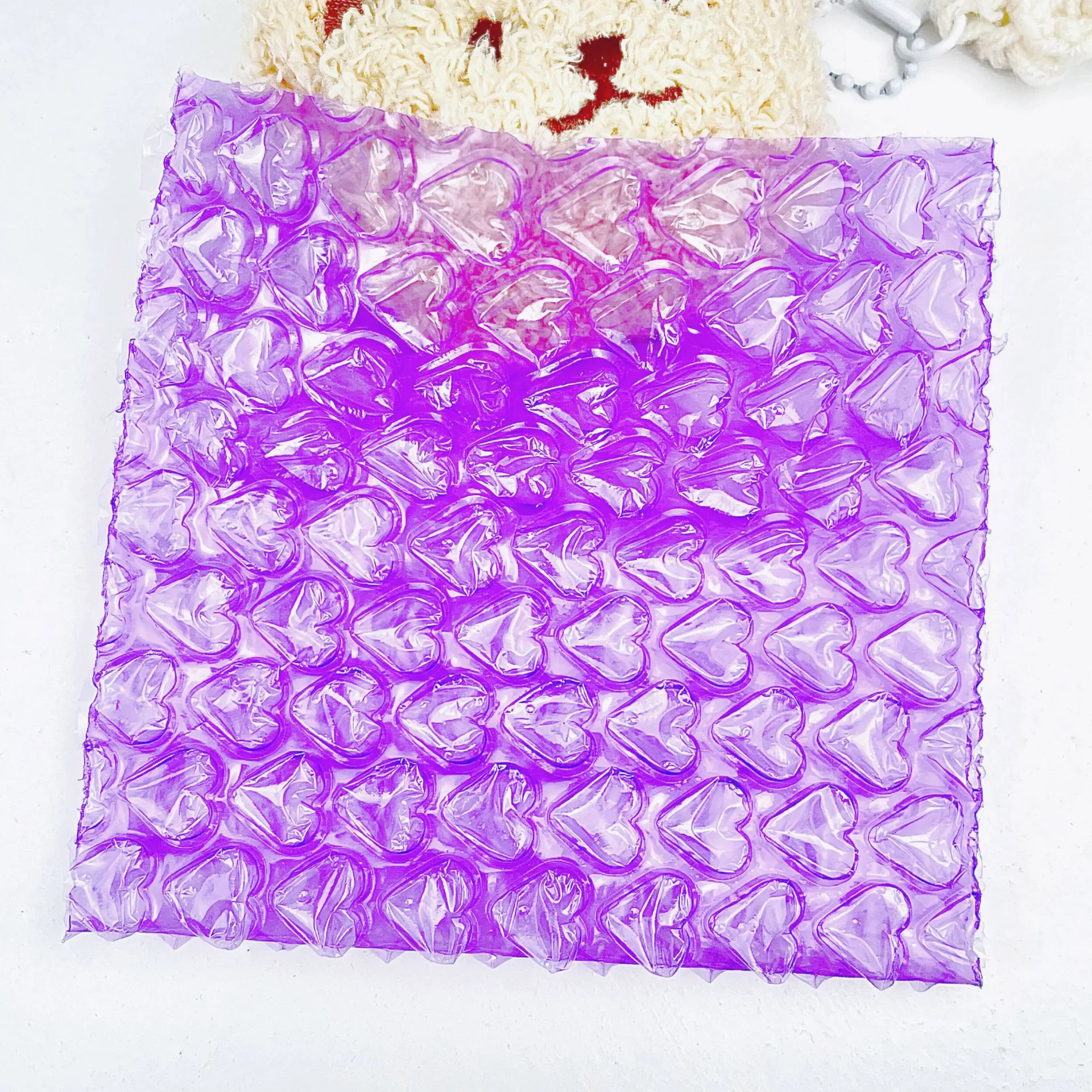 Пластиковые ударопрочные пакеты-конверты в форме сердца