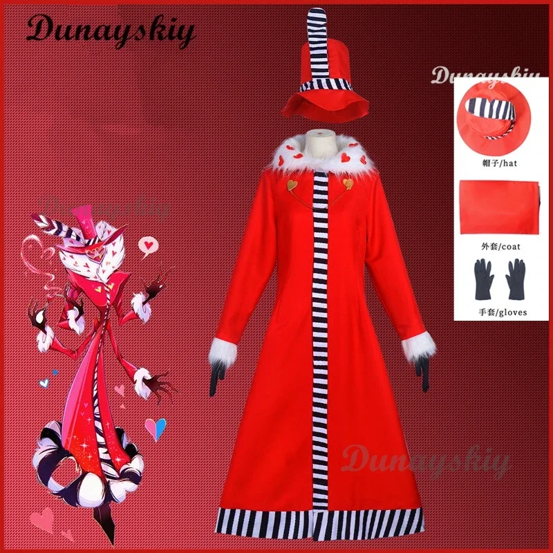 Костюм для косплея аниме Hazbin Valentino унисекс