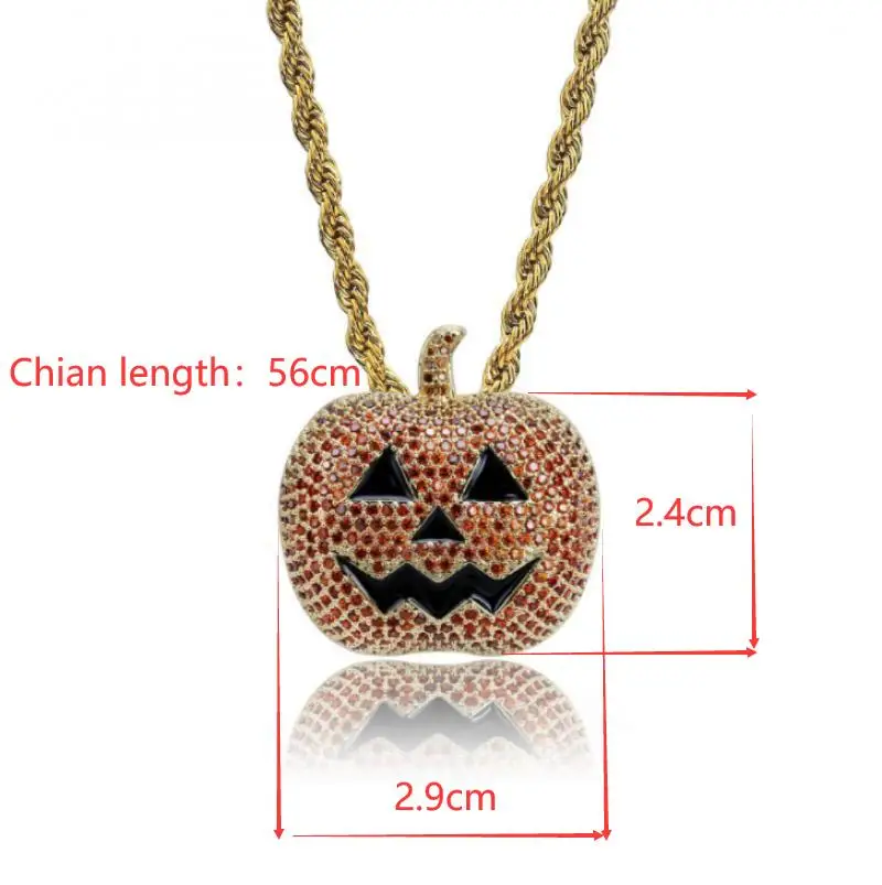 Ожерелье с подвеской в виде головы тыквы европейском и американском стиле -