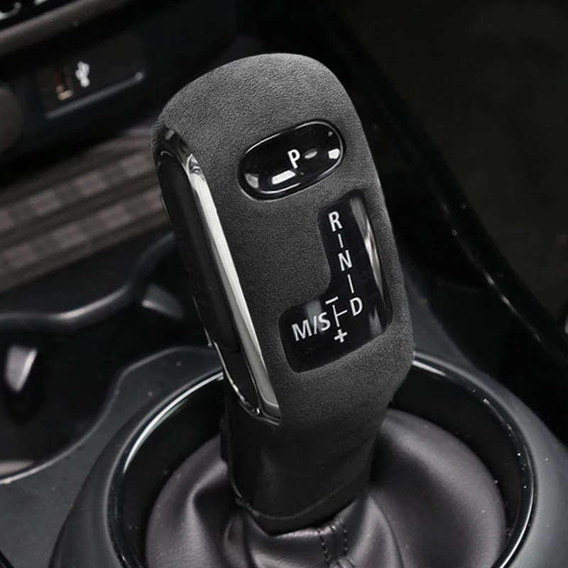 

Аксессуары для BMW Mini F55 F56 F54 F60, верхняя замшевая ручка переключения передач, накладка на рулевое колесо, Защитная Наклейка для интерьера