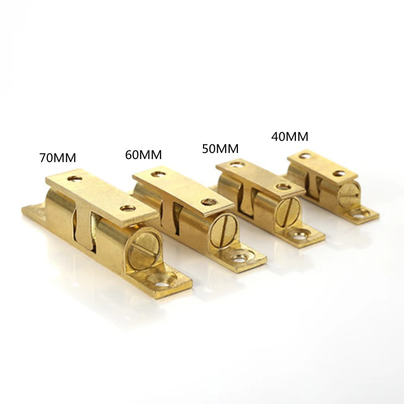 1 шт. латунные защелки для дверей шкафов 40-70 мм