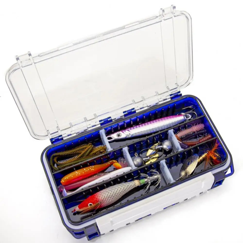 

Твердые поликарбонатные приманки с крючками, искусственная коробка, прозрачная рыболовная приманка большой емкости, Аксессуары для рыбалк...