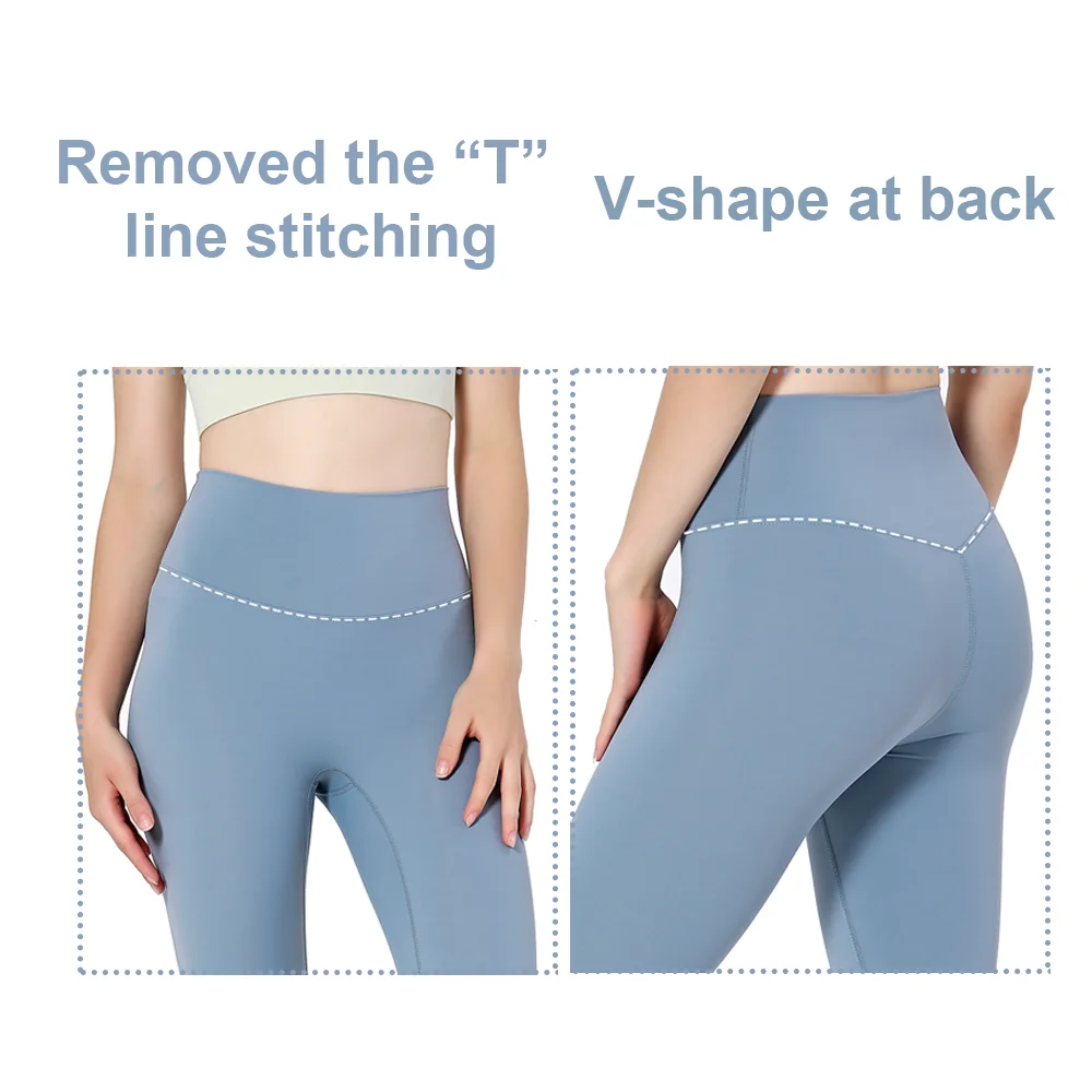 New Naked Feeling Leggings Push Up Sport Women Fitness Running Yoga Pants Women Energy Seamless Gym Leggings Women High Waist