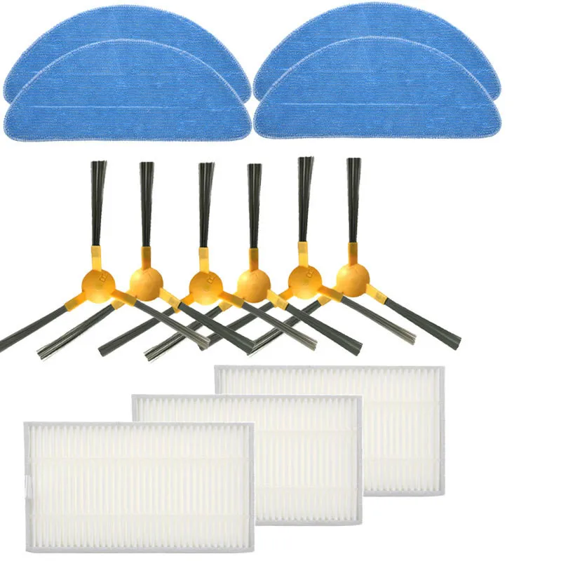 

Side Brush HEPA Filter Mop Cloth for REDMOND RV-R650S Robot Vacuum Cleaner Parts