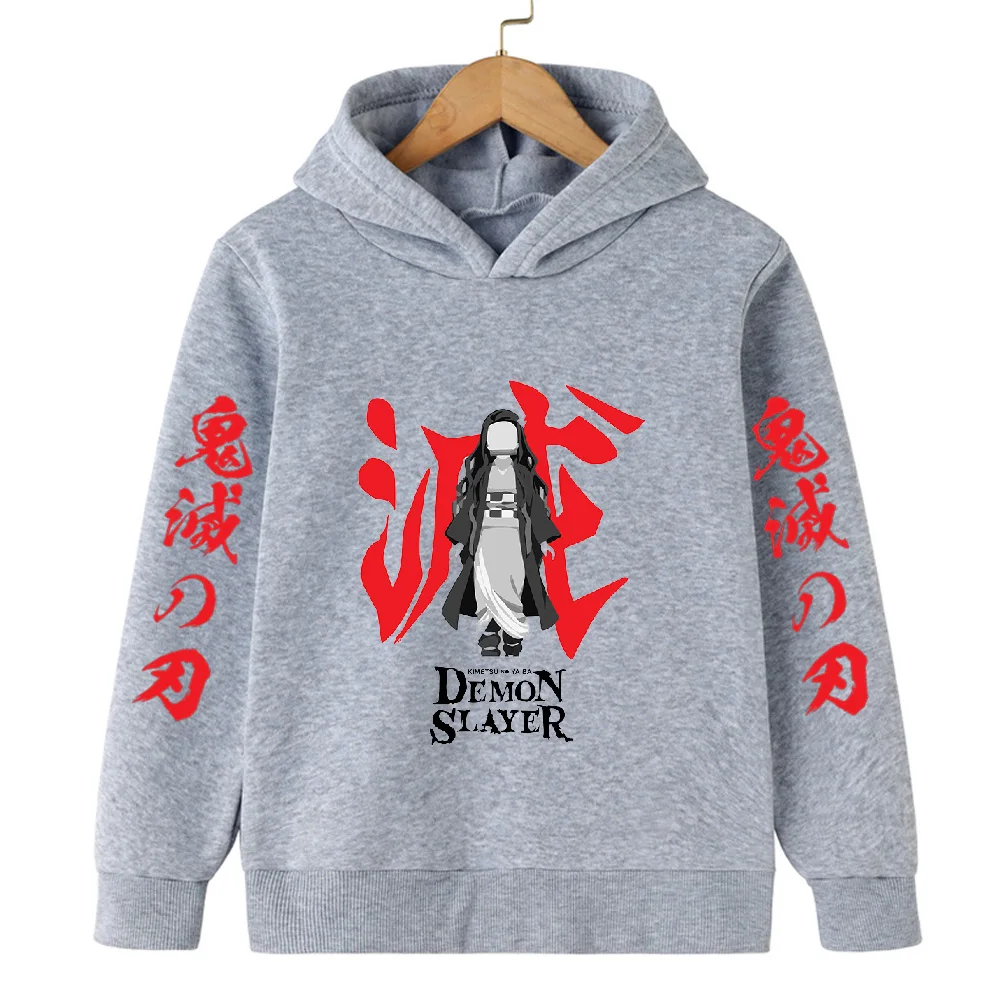 

Ghost Of Doom Anime 2D Fashionable Printed Hoodie For Boys Ages 4-14 Four Season Jumpers For Girls Multicolor Comics For Teens
