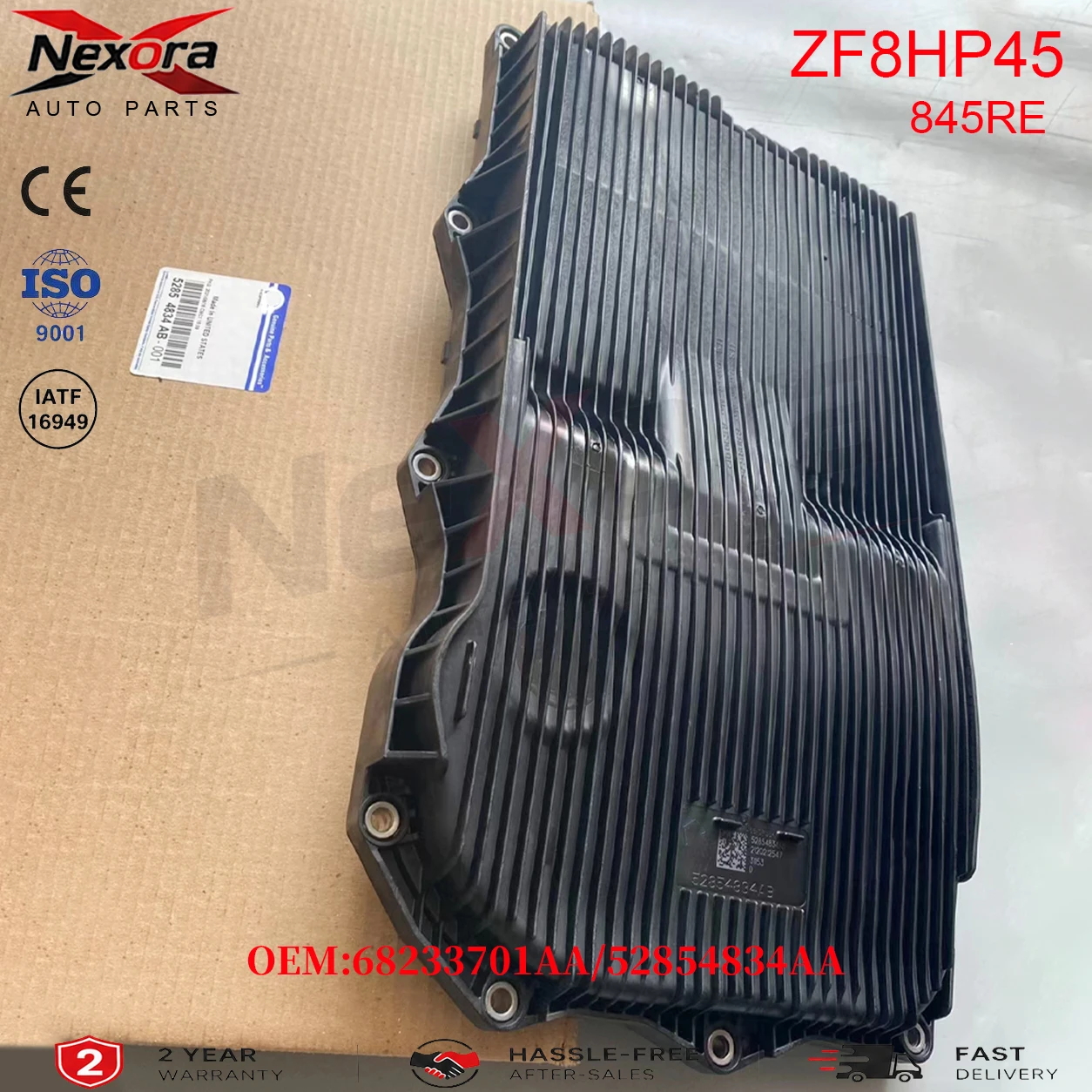 Фото 68233701AA Поддон коробки передач для ZF8HP45 8HP70 845RE 850RE Chrysler 300C Dodge Charger Ram1500 Jeep Grand Cherokee Haval H8H9 №5