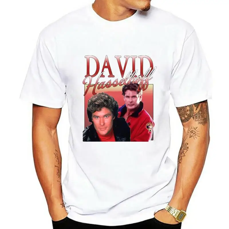 

David Hasselhoff T Shirt 90s Vintage Style men t shirt