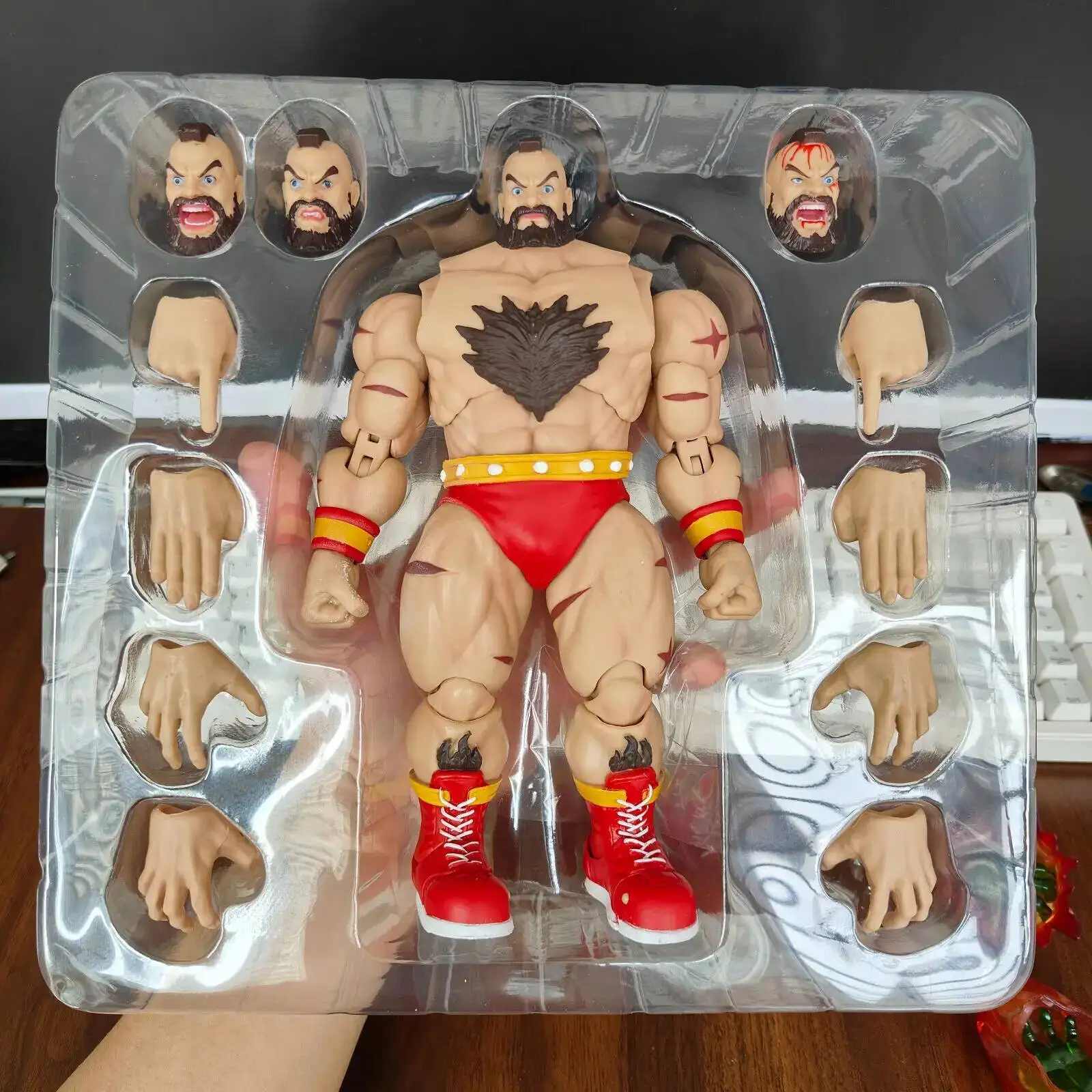 Игрушки Street Fighter Action Storm Фигурка ST ZANGIEF Коллекция фигурок The Final Challengers Zangief Фигурка Подвижная модель игрушки (art.: 3920ce89e9526) - 3920ce89e9526