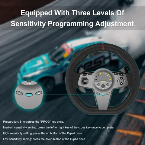 Гоночный контроллер на руль с вибрацией, имитация гоночных машин, педали для Xbox Series /Xbox One/PS4 SLIM/ Pro/ PS3/SWITCH