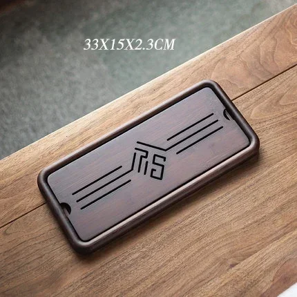 chińska taca na herbatę z litego drewna Zestaw do herbaty Kung Fu Rzeźbiony stół Typ szuflady Przechowywanie Odpływ Deska Vintage Home Decor