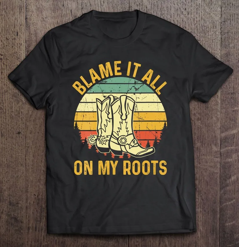 

Футболка для мужчин и женщин, рубашка с надписью «Blame It All On My root Country», в западном стиле, топ оверсайз, женская футболка с рисунком манги