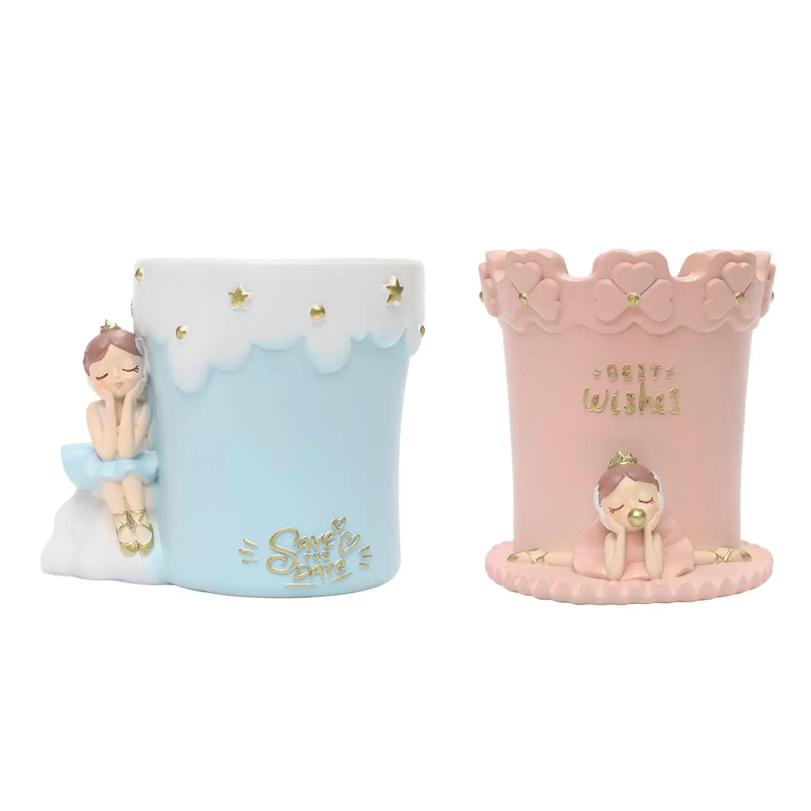 

Pen Pencil Holder Desk Decor Pot Gifts for Women Brushes Cup Makeup