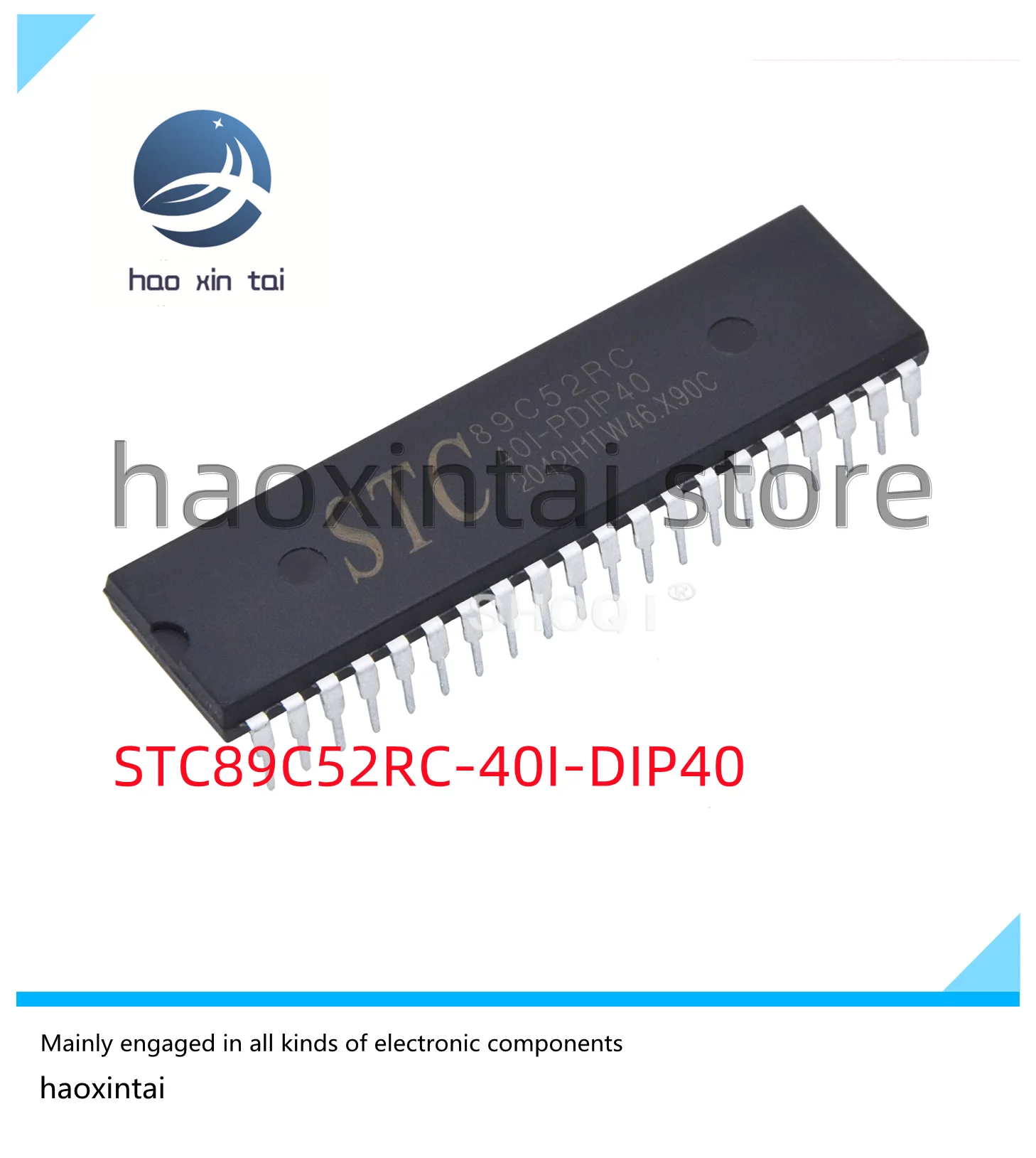 

1PCS STC89C52RC-40I-DIP40 51 single chip microcomputer chip STC89C52RC-40I integrated circuit