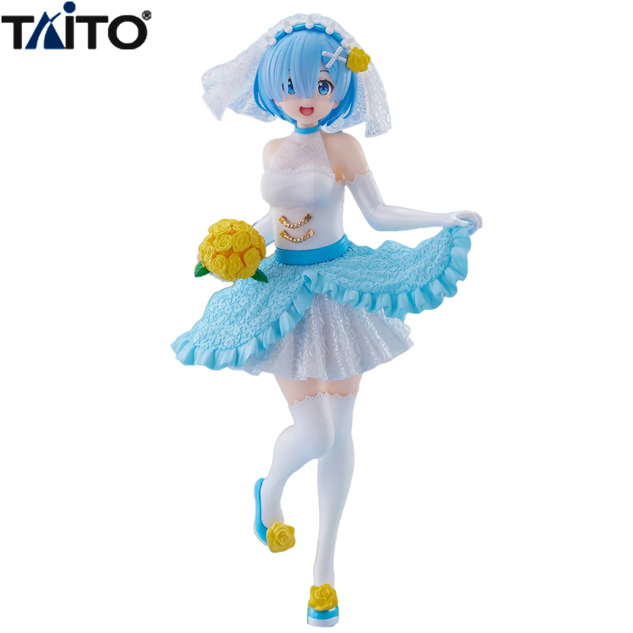 

In Stock Original TAiTO Coreful REM Re: Life A Different World From Zero Bride Wedding Dress Ver Anime Figure Model Action Toys