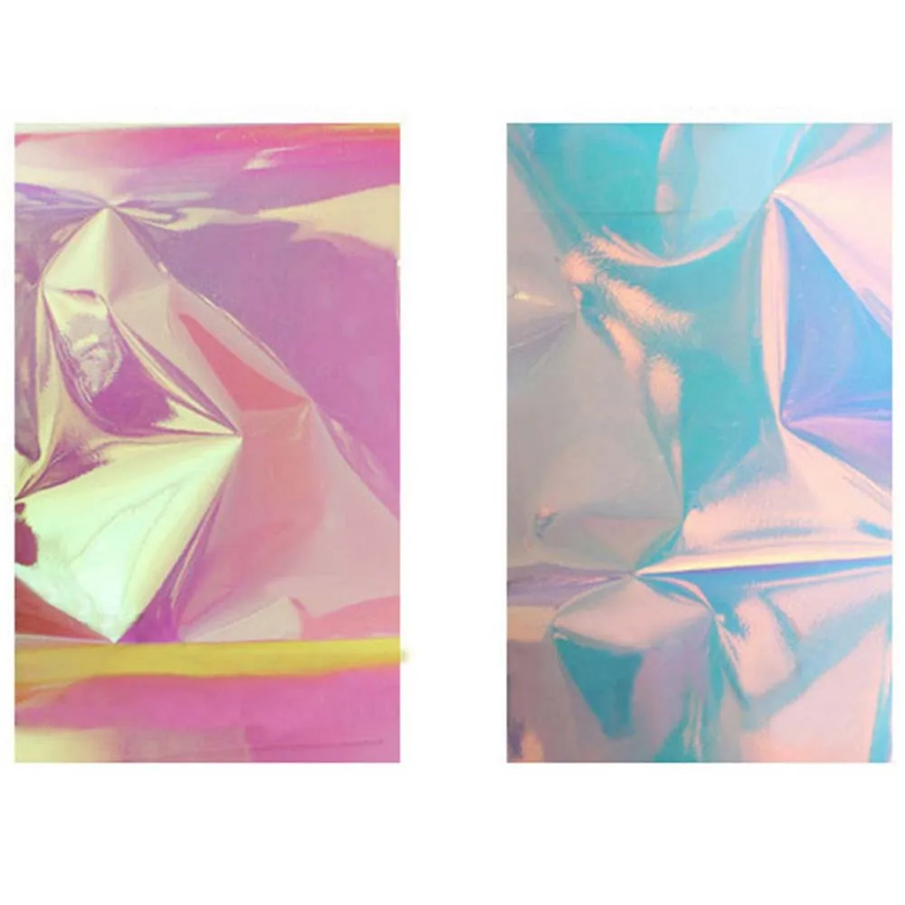 Зеркальная блестящая наклейка сделай сам переводная бумага Аврора сломанная