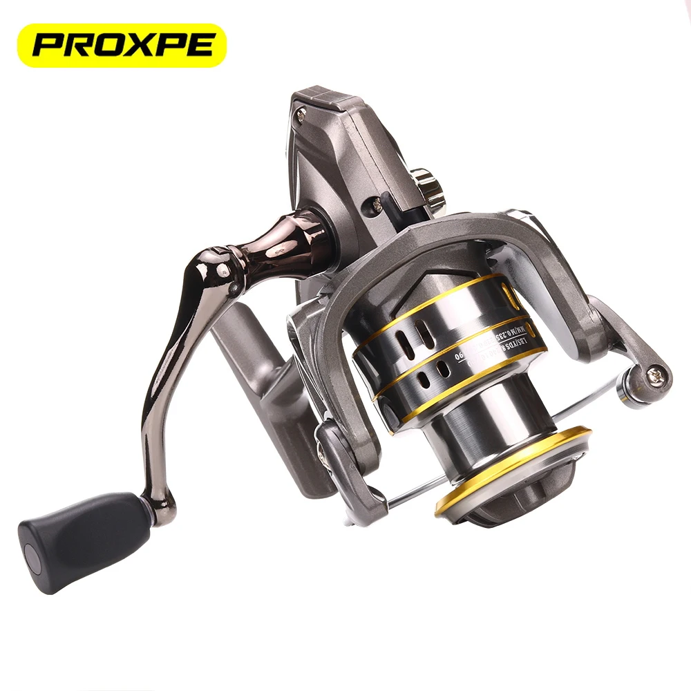 

PROXPE Spinning Reels 12kg Max Drag Metal/EVA Grip 5.2:1 High Speed For Carp Rotating Coils Carretilha De Pesca Sea Saltwater