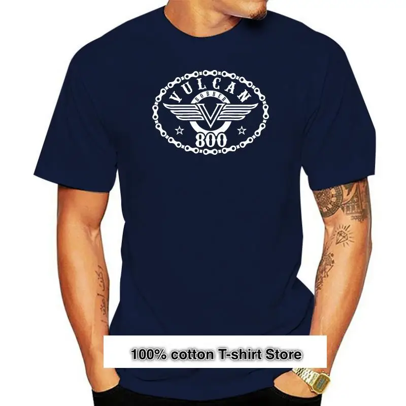 

Camiseta negra de alta calidad Retro VULCAN VN800 V-TWIN BOBBER CRUISER INSPIRED