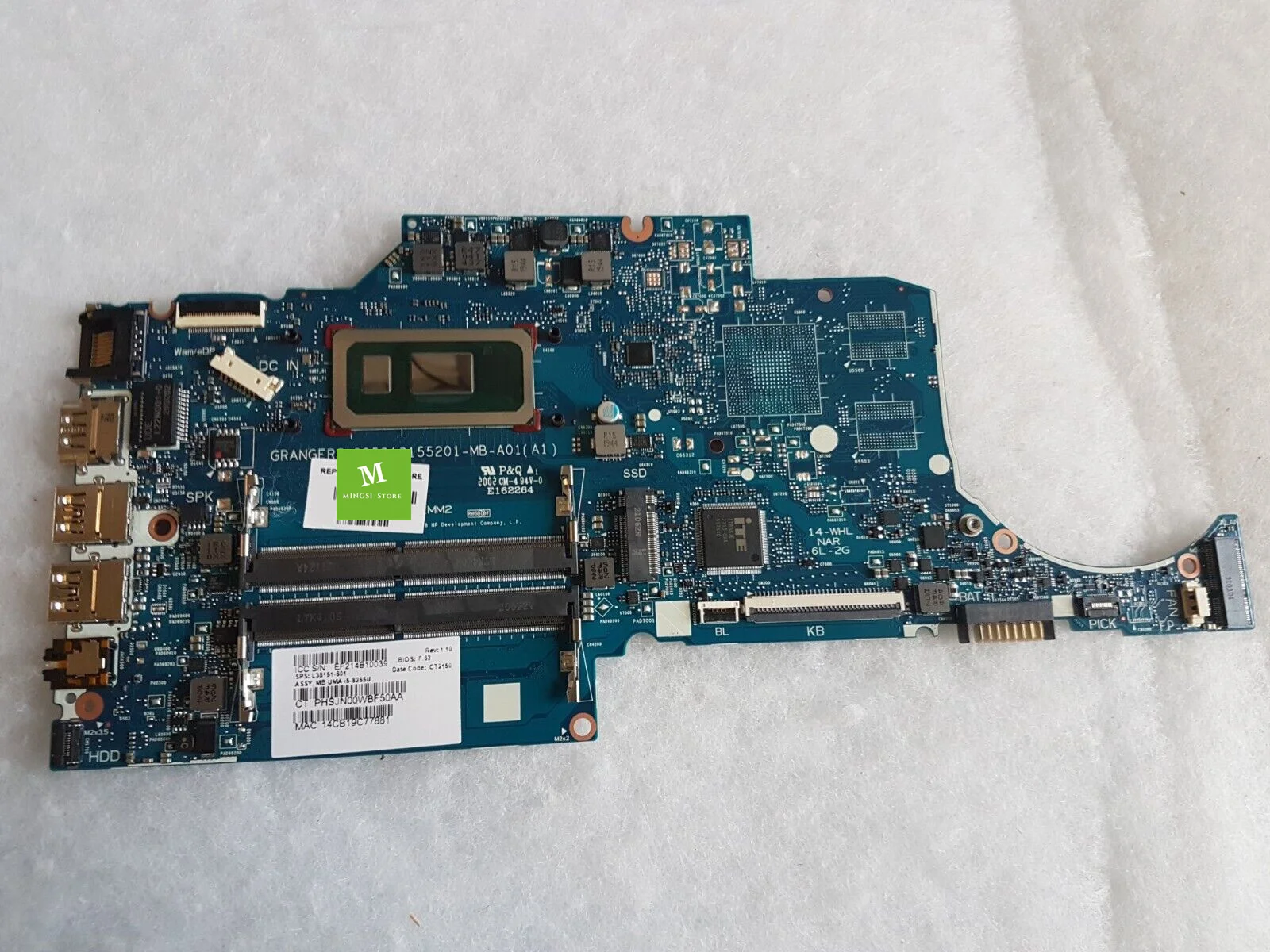 

FOR HP 240 G7 14-CK MOTHERBOARD UMA i5-8265U WIN L38151-601 L39614-601