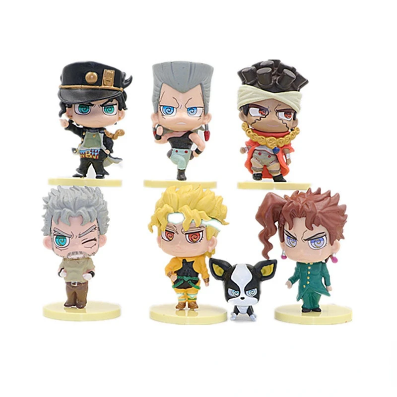 

JoJo Bizarre Adventure Anime Figure Kakyoin Noriaki Action Figure Stardust Crusaders Dio Brando Kujo Jotaro Figurine Random 1pcs