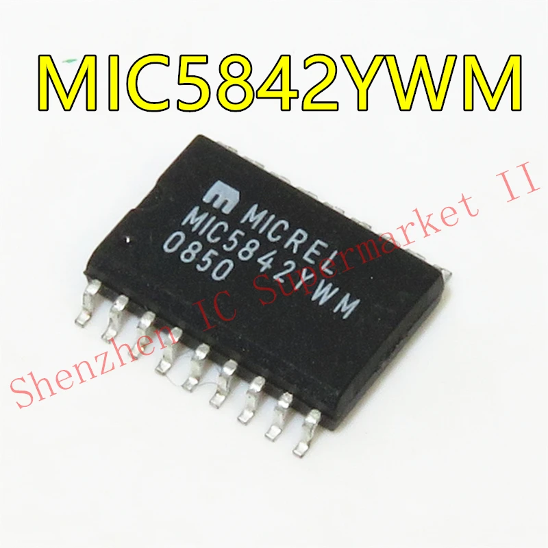 Новые и оригинальные 8-битные защелкивающиеся драйверы MIC5842YWM MIC5842 с последовательным входом