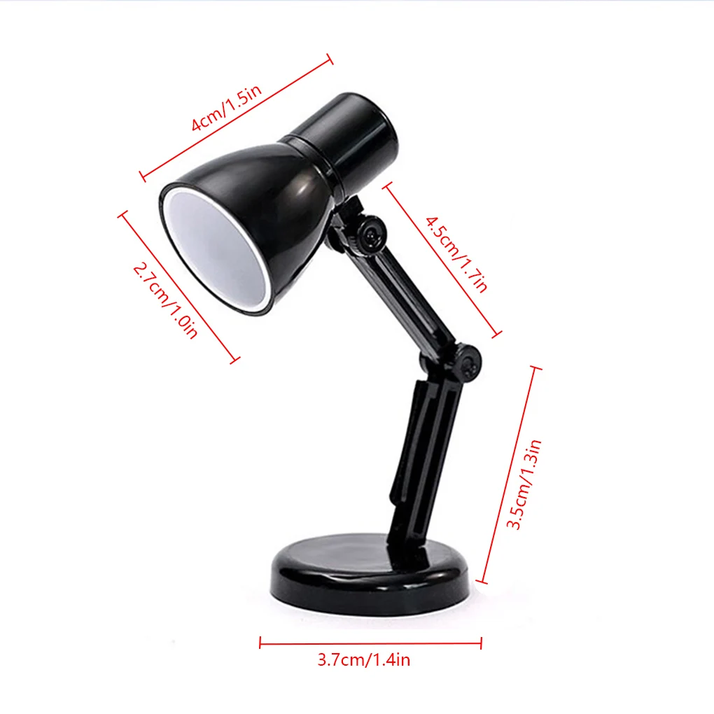 

Table Lamp 2W 180 Adjustable Folding Reading Light Warm Eye Protection Night Light White