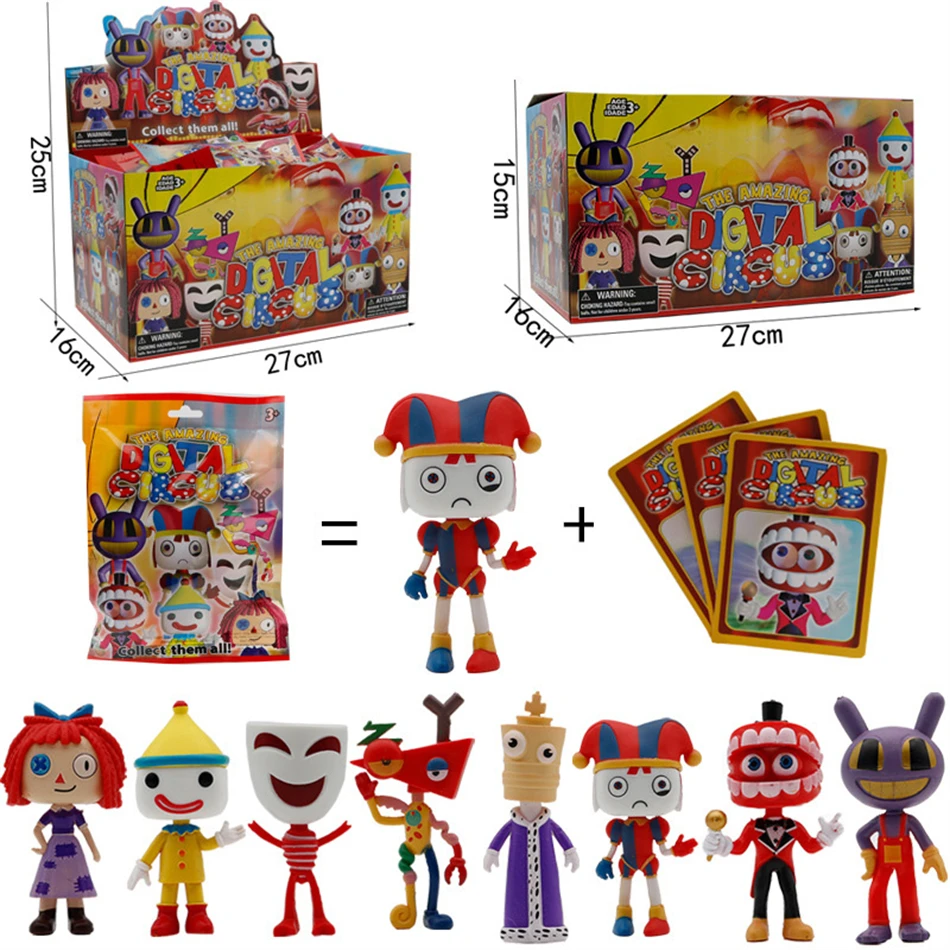 Фигурки Bandai Pomni Jax Kagatha Kinger Caine Kaufmo 8 см