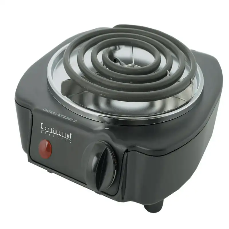 

New Fashioned Portable Electric Single Burner, Sturdy & Durable Hot Plate for Kitchen Cooking, Quick & Easy to Install Mini Elec