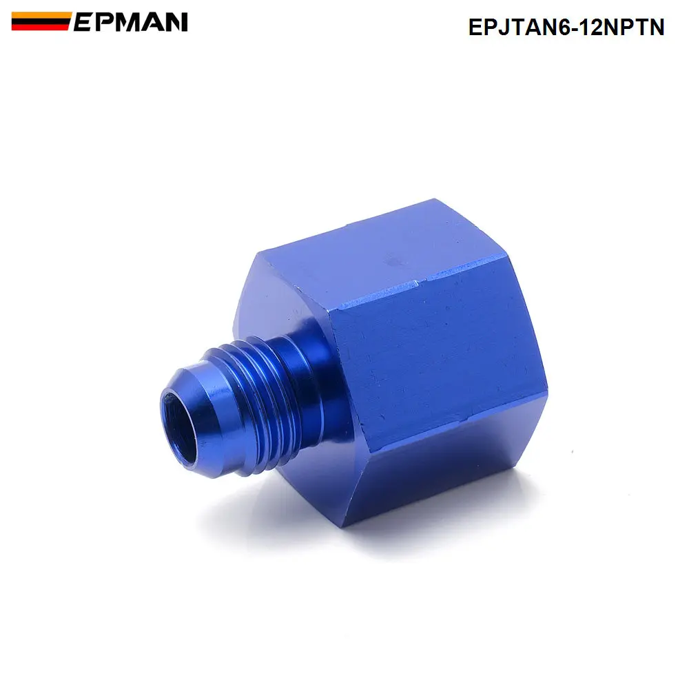 EPMAN 10 шт. 1/2NPT Женский к AN6 мужской расклешенный фитинг адаптер для топливных