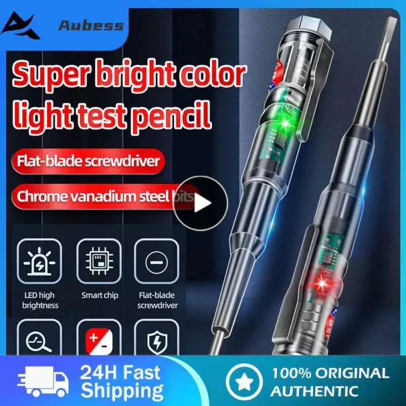 

Non-contact Induction Test Pencil Durable Chrome Vanadium Steel Bit Digital Voltage Detectors High Hardness Anti-fall Abs