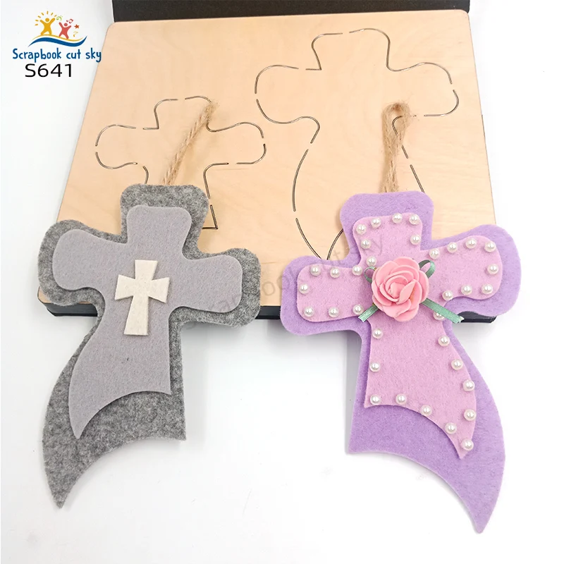 

MY8834 Cross Faith Ornament Cutting Die Suitable for Market General Purpose Machine